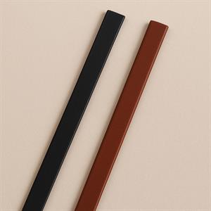 Hakiki Gerçek Deri Yassı Bileklik Kordonları