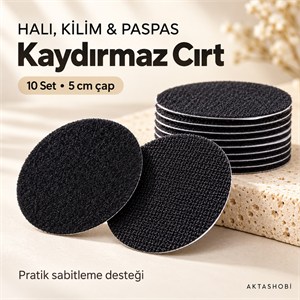 Halı, Kilim ve Paspas Kaydırmaz Cırt – 10 Set