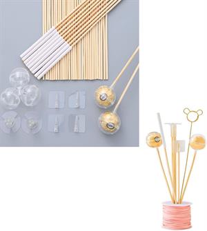 Ham Ahşap Bambu Şiş Çubuklar (100 Adet)