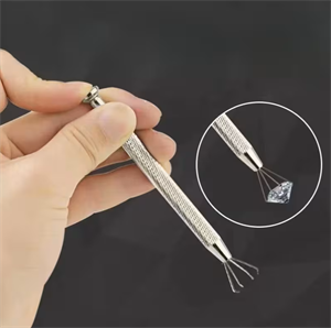Hassas Çelik 4 Pençeli Cımbız Silver - 12 CM
