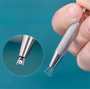 Hassas Çelik 4 Pençeli Cımbız Silver - 6 CM