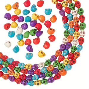 Havlit (Howlite) Kafatası Doğal Taşlar 5 Adet Karışık Paket
