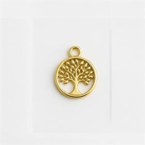 Hayat Ağacı Altın Plaka