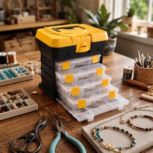 Hobi Kutusu Süper Bag Hobby Box Organizerli Takım Çantası