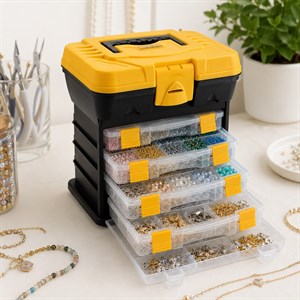 Hobi Kutusu Süper Bag Hobby Box Organizerli Takım Çantası