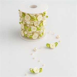 İnci Detay - Güllü Metrelik Şerit 50 CM