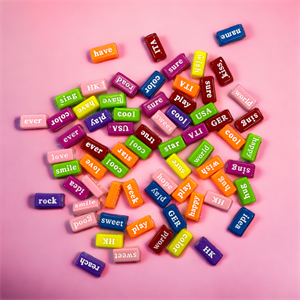 İngilizce Renkli Ebruli Ara Modeller 10 Gram Paket