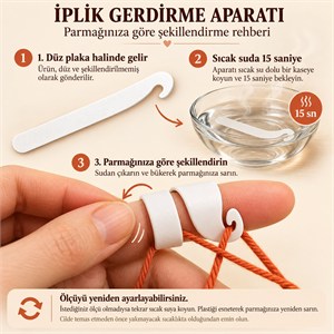 İplik Gerdirme Aparatı – Parmağınıza Göre Şekillenen Örgü Yardımcısı