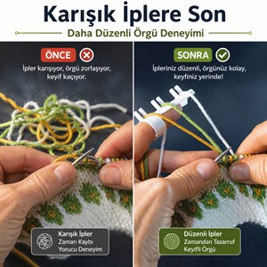 İplik Kılavuzu Parmak Tutucu (Çubuk Tipi)