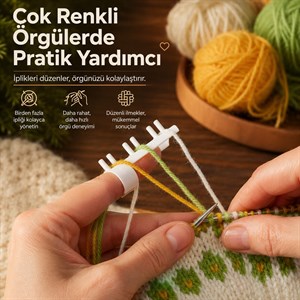 İplik Kılavuzu Parmak Tutucu (Çubuk Tipi)