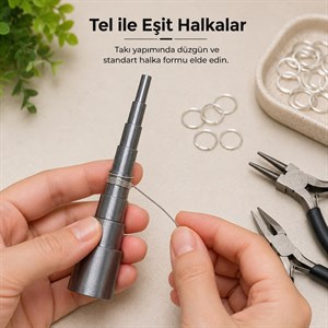 Kademeli Halka Şekillendirme Aparatı - Wire Looping Mandrel 
