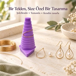 Kademeli Tel Sarma ve Şekillendirme Seti 5+1 Tasarımlarınıza Kendi Formunuzu Verin