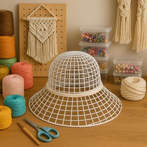 KANVAS PLASTİK ŞAPKA ŞEFFAF 35 CM