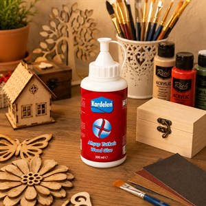 Kardelen Ahşap Tutkalı 300 ML – Ahşap İşlerinizde Güçlü ve Pratik Yardımcı