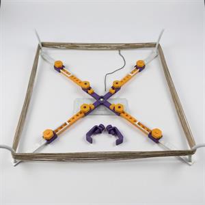 Katlanabilir 70 CM Çile Tutucu – El Örgüsü, Makrome ve Dokuma İpleri İçin Profesyonel Yardımcı