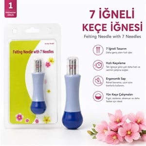 Keçe İğnesi 7li Model