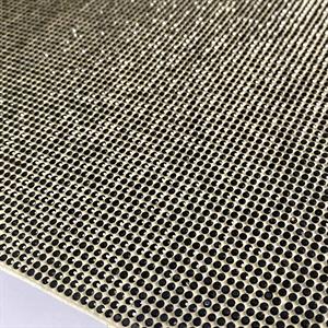 Kendinden Yapışkanlı Sıralı Taşlar Siyah 6x39 CM