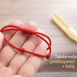Kolay Düğüm Atma Aparatı - (İp – Kordon – Makrome Yardımcısı)