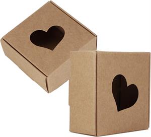 Kraft Kalp Desenli Kutu