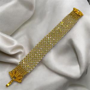 Küp Kristal Amber Luxe Bileklik