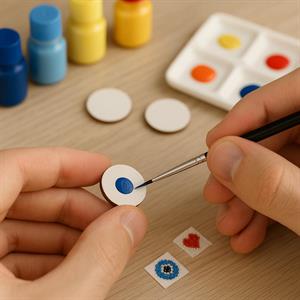 Lazer Kesim Halka 3.5 CM - 3 Adet