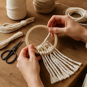 Lazer Kesim İnce Halka 7.5 CM - 3 Adet