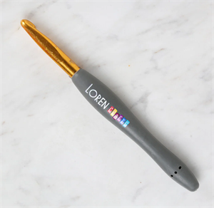 Loren Crafts 8 mm Altın Uçlu Yumuşak Saplı Yün Tığ