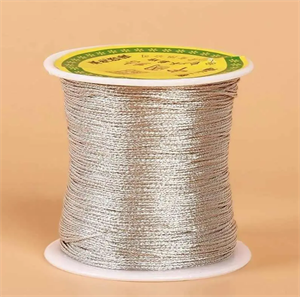 Makrome & Hediyelik, İnce Simli ip 1000 MT Bobin