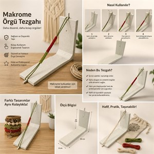 Makrome Tasarım, Ölçü ve Sabitleme Tezgahı No:2
