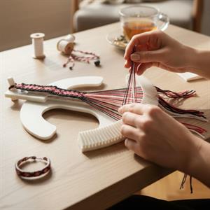 Makrome ve Bileklik Dokuma Tezgahı