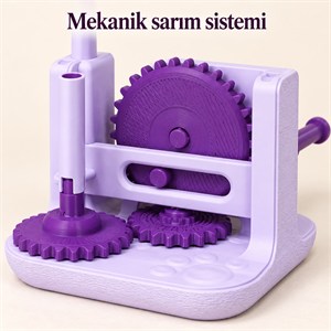 Manuel İplik ve Misina Sarma Makinesi +6 Bobin
