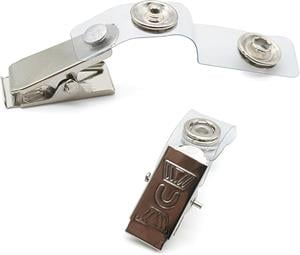 Maşalı Tip - Metal  Kart, Yaka Askılığı Klips