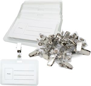 Maşalı Tip - Metal  Kart, Yaka Askılığı Klips