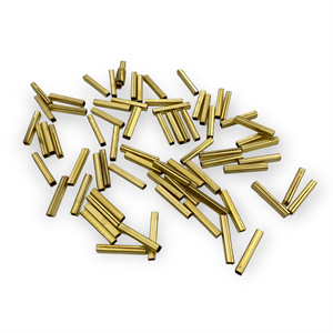 Rodyum Kararmaz, Mat Altın Köşeli Boru Model 3 Adet