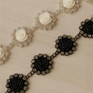 Metrelik Swarovski Gül 50 cm 