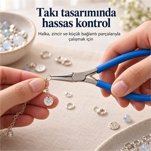 Mikro Düz Dişsiz Çelik Pense