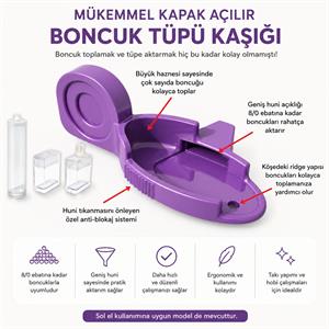 Mini Boncuk Toplama Kaşığı - Çift Fonksiyonlu