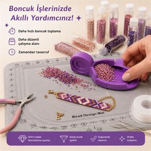 Mini Boncuk Toplama Kaşığı - Çift Fonksiyonlu