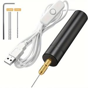 Mini Elektrikli El Tipi Matkap – USB Bağlantılı, Taşınabilir ve Pratik