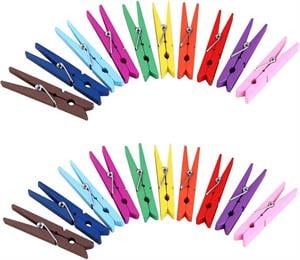 Mini Renkli Mandallar / 10 ADET Paket