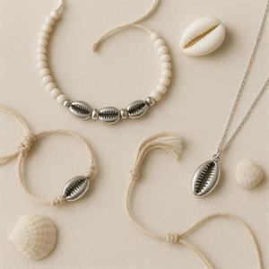 Minimal Gümüş Tazı Boncuğu