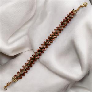 Miyuki Amber Wave Bileklik