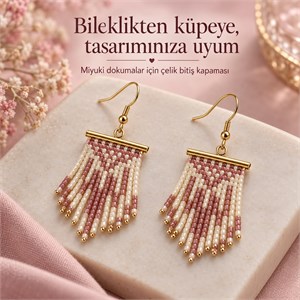 Miyuki Çelik Korniş Kapama – Boncuk Dokuma ve Takı Bitiş Aparatı