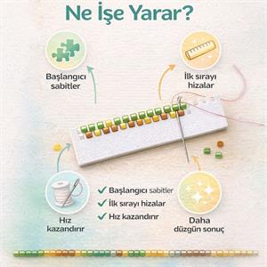 Miyuki Delica Peyote Başlangıç Aparatı + İğne