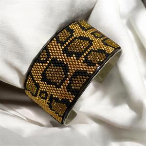 Miyuki Leopar Kelepçe Bileklik