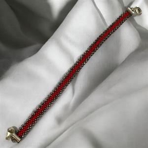 Miyuki Sunset Kırmızı Bileklik