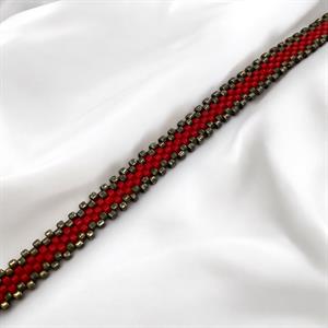 Miyuki Sunset Kırmızı Bileklik