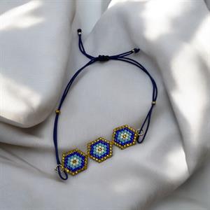 Miyuki Üçlü Nazar Bileklik