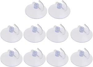 Mobee Vantuz Öpücük Vantuzlu Askı 1 Adet Cam Vantuzu Cap 3 Cm 