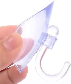 Mobee Vantuz Öpücük Vantuzlu Askı 1 Adet Cam Vantuzu Cap 3 Cm 